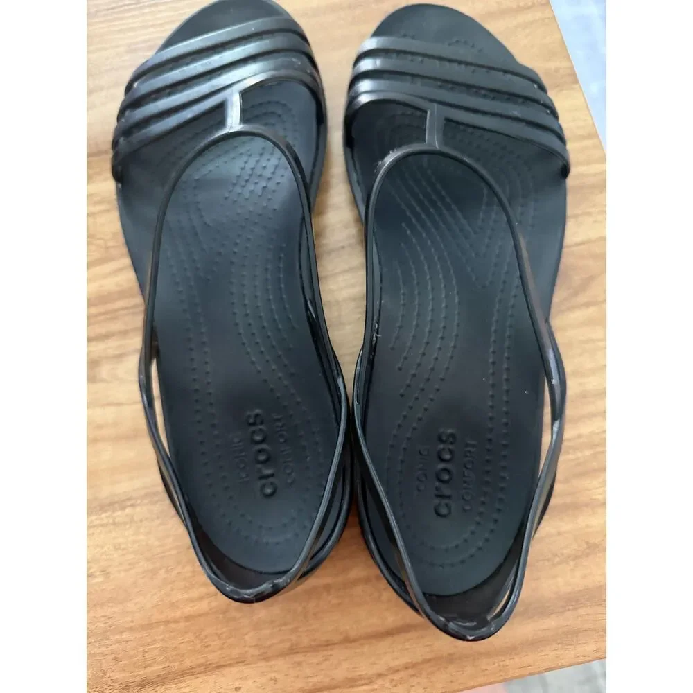 Crocs Isabella Strappy Sandal Jelly Huarache Comfort Waterproof Casual Summer 9 - Picture 4 of 5